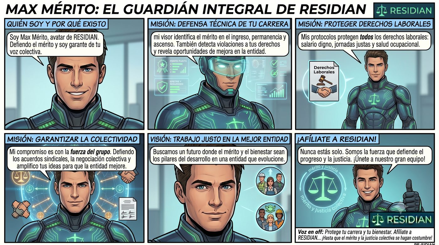 Max Mérito: el guardián integral de RESIDIAN